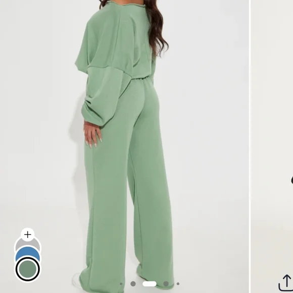 Off The Shoulder 2 Piece Set Size XL NWT - Picture 10 of 10